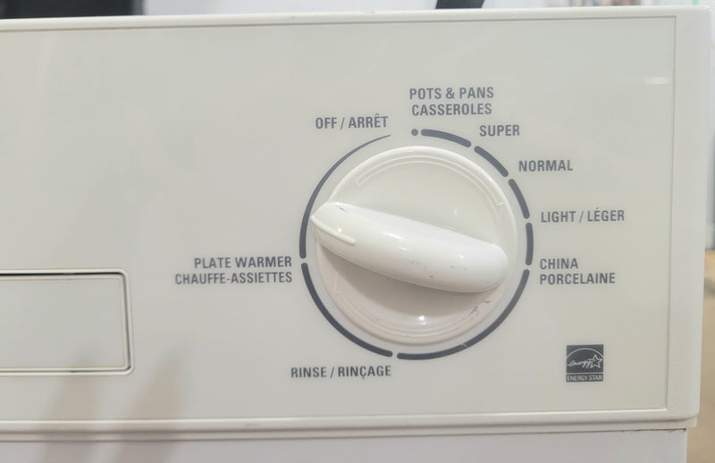 GE 18" Wide Apartment Size White Dishwasher, Free 60 Day Warranty