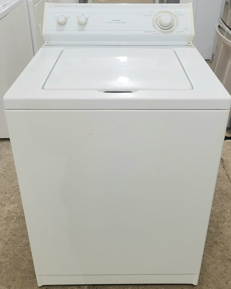 Whirlpool 27" Wide White Washer, Free 60 Day Warranty