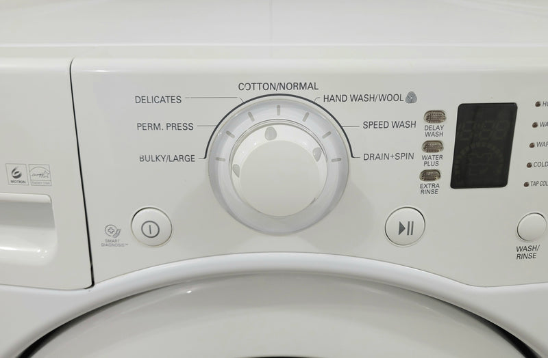 LG 27" Wide White Matching Front Load Washer and Dryer Set, Free 60 Day Warranty