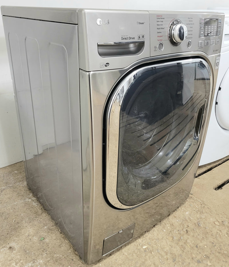 LG 27" Wide Stackable Stainless Steel Front Load Washer, Free 60 Day Warranty