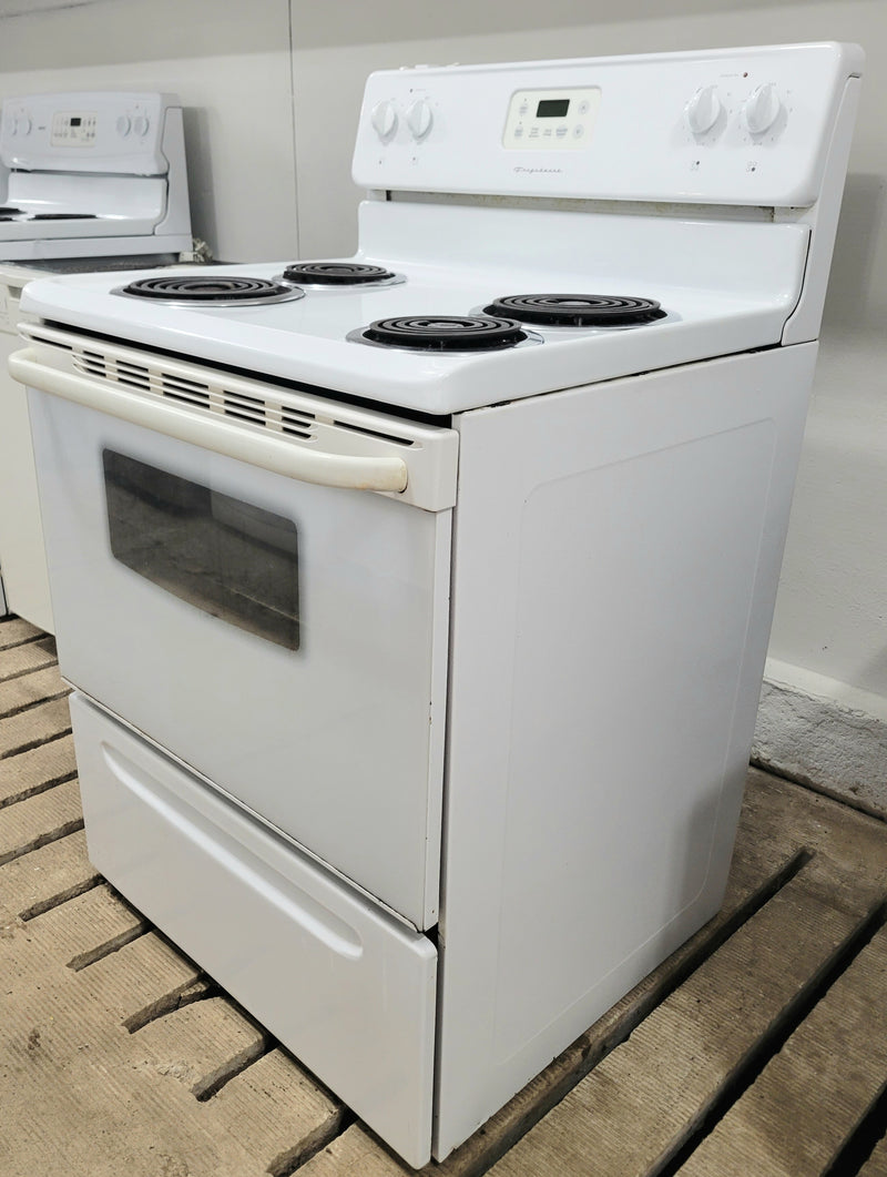 Frigidaire 30" Wide White Coil Top Stove, Free 60 Day Warranty