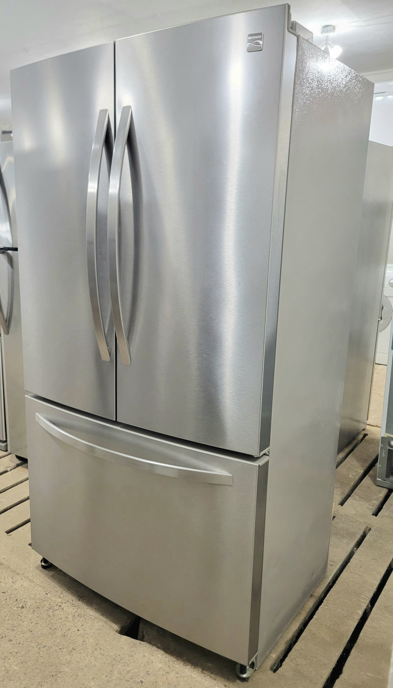 Kenmore 36'' Wide Stainless Steel French Door Fridge with Ice Maker, Free 60 Day Warranty