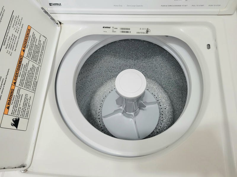 Kenmore 24" Wide White Apartment Size Top Load Washer, Free 60 Day Warranty