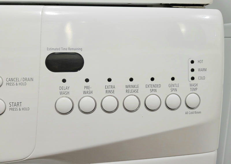 Whirlpool 24" Wide White Apartment Size Matching Front Load Washer and Dryer Set, Free 60 Day Warranty