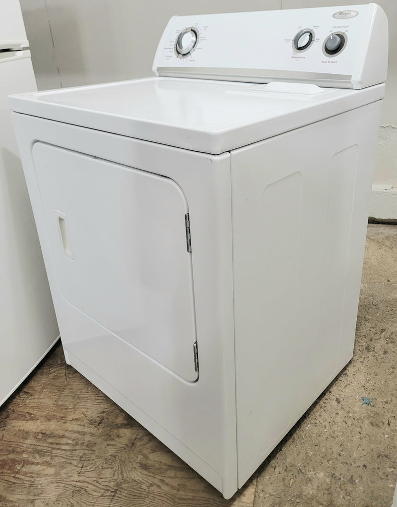 Whirlpool 29" Wide White Front Load Dryer, Free 60 Day Warranty