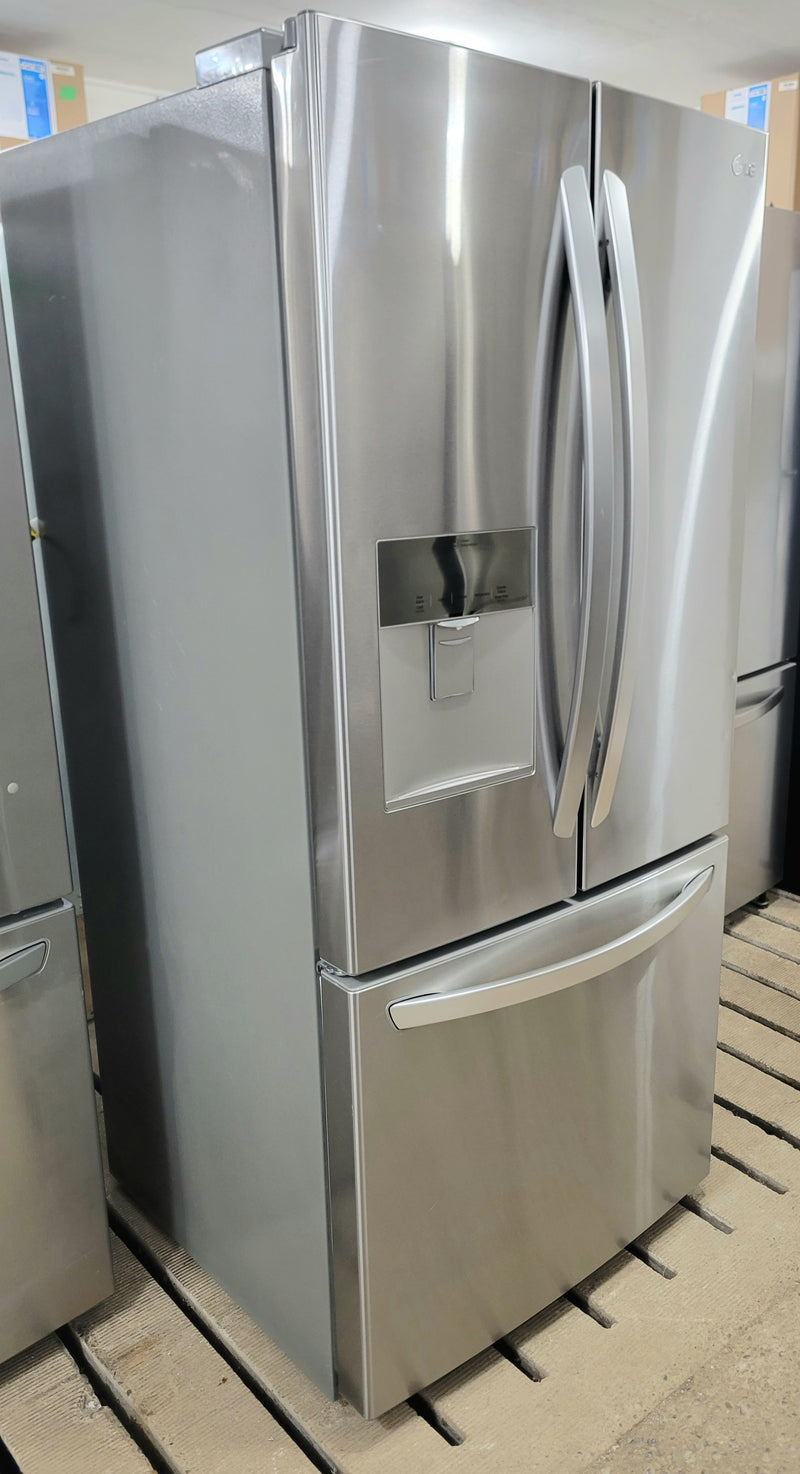 LG 30'' Wide Stainless Steel French Door Fridge with Water Dispenser, Free 60 Day Warranty