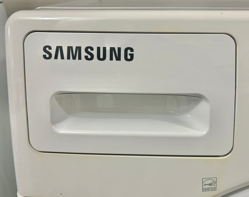 Samsung 27" White Front Load Washer and Dryer Set, Free 60 Day Warranty