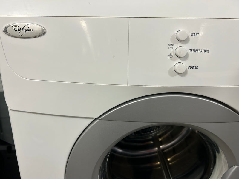 Whirlpool 24" Wide White Apartment Size Front Load Washer and Dryer Set, Free 60 Day Warranty