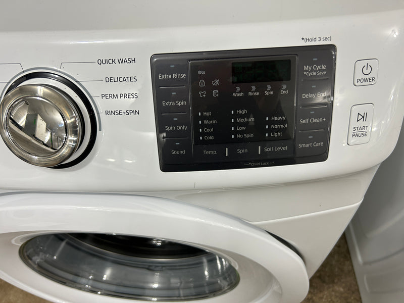 Samsung 27" Wide White Front Load Washer, Free 60 Day Warranty
