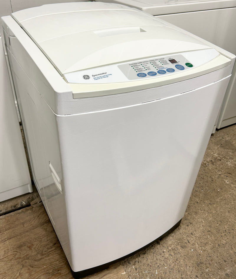 GE 24" Wide Apartment Size Portable Top Load Washer, Free 60 Day Warranty