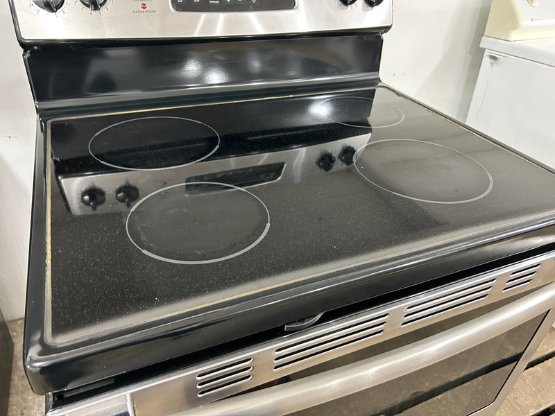 GE 30" Wide Glass Top Stove, Free 60 Day Warranty