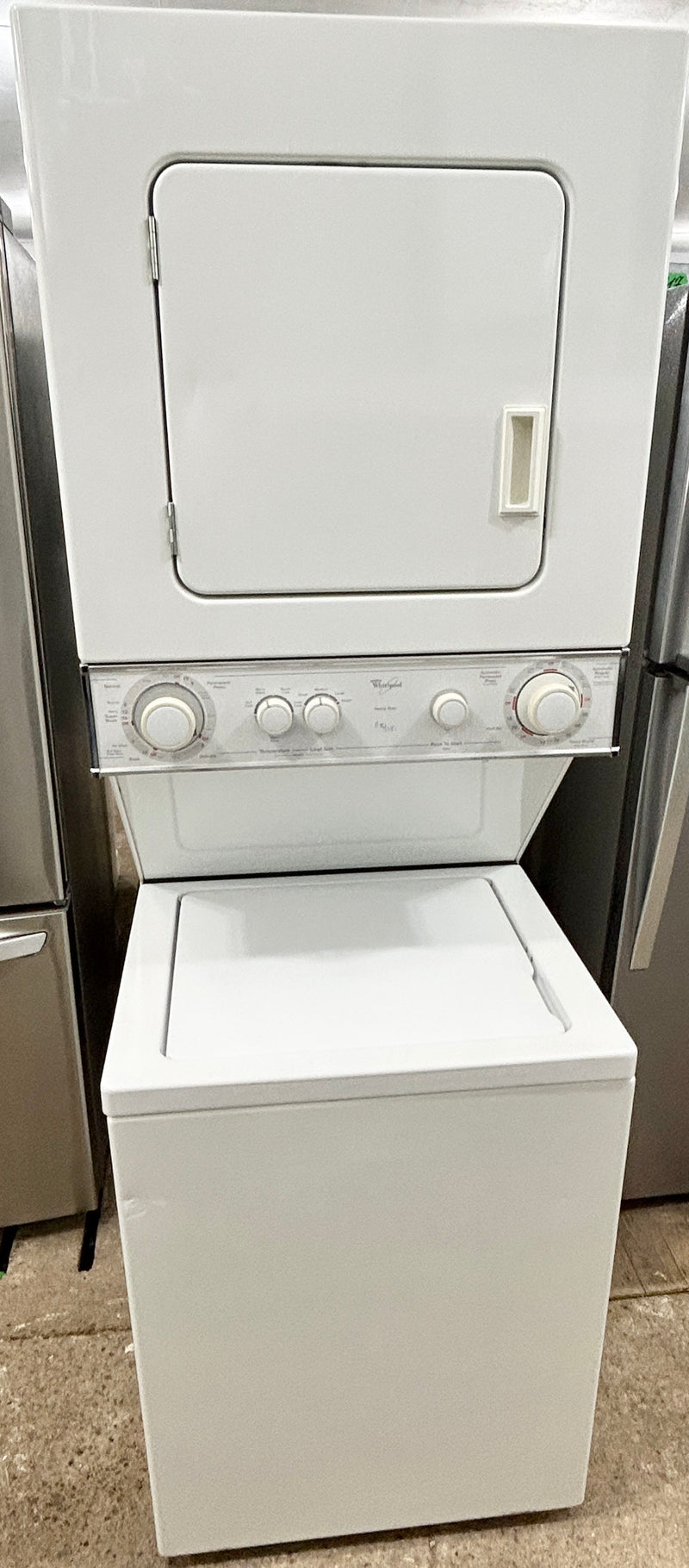 Whirlpool 24" Wide White Stacker (AKA Laundry Center), Free 60 Day Warranty