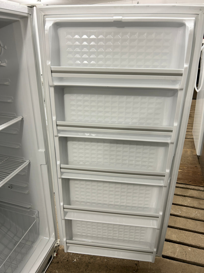 Woods 30" Wide White Upright Freezer, Free 60 Day Warranty