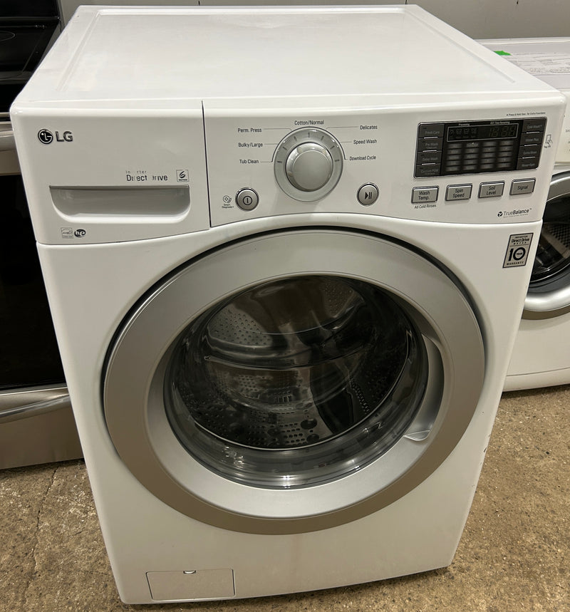 LG 27" Wide White Front Load Direct Drive Washer, Free 60 Day Warranty