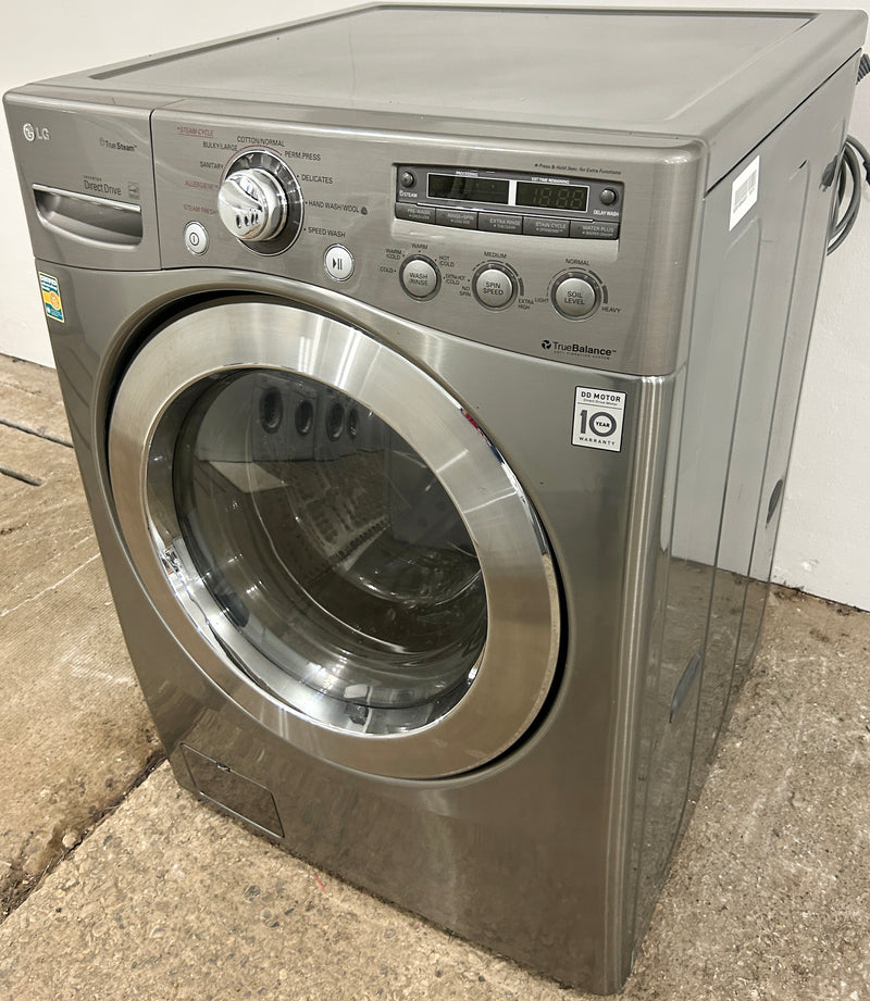 LG 27" Wide Grey Front Load Washer, Free 60 Day Warranty