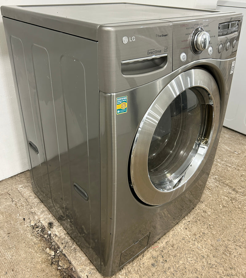 LG 27" Wide Grey Front Load Washer, Free 60 Day Warranty
