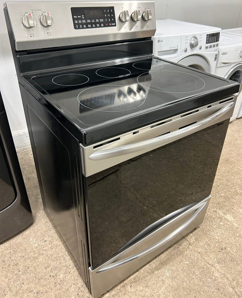 Frigidaire 30" Wide Stainless Steel Glass Top Convection Stove, Free 60 Day Warranty