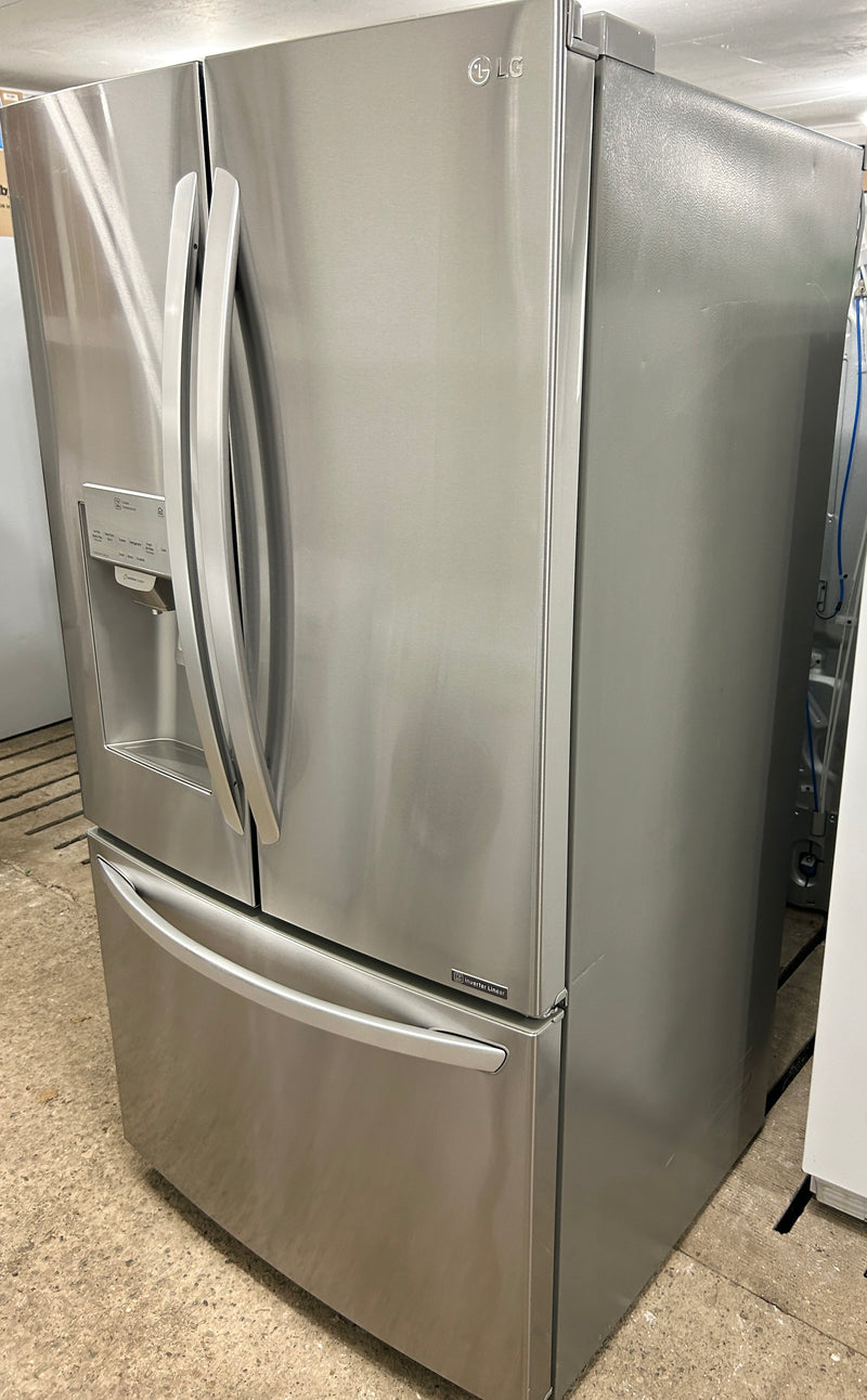 LG 36" Wide Stainless Steel French Door Fridge with Water and Ice Maker, Free 60 Day Warranty