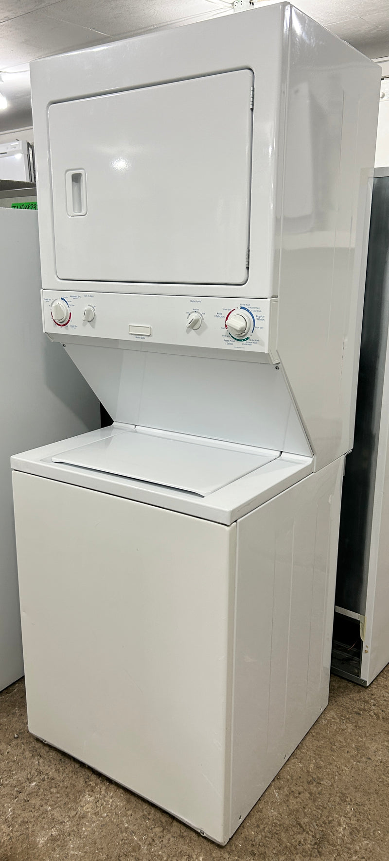 Frigidaire 27" Wide White Heavy Duty Laundry Center (AKA Stacker), Free 60 Day Warranty