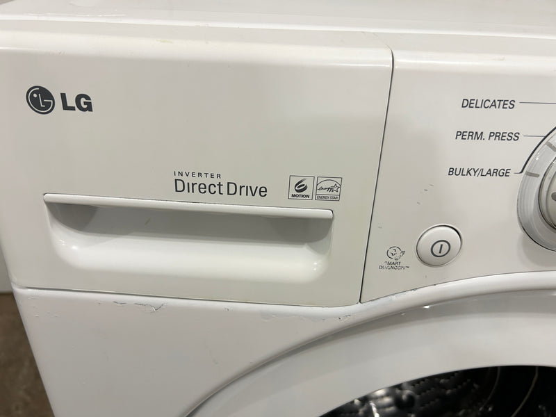 LG 27" Wide White Front Load Stackable Washer and Dryer, Free 60 Day Warranty