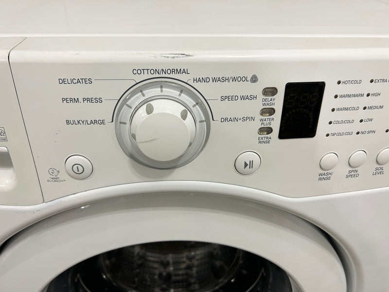 LG 27" Wide White Front Load Stackable Washer and Dryer, Free 60 Day Warranty