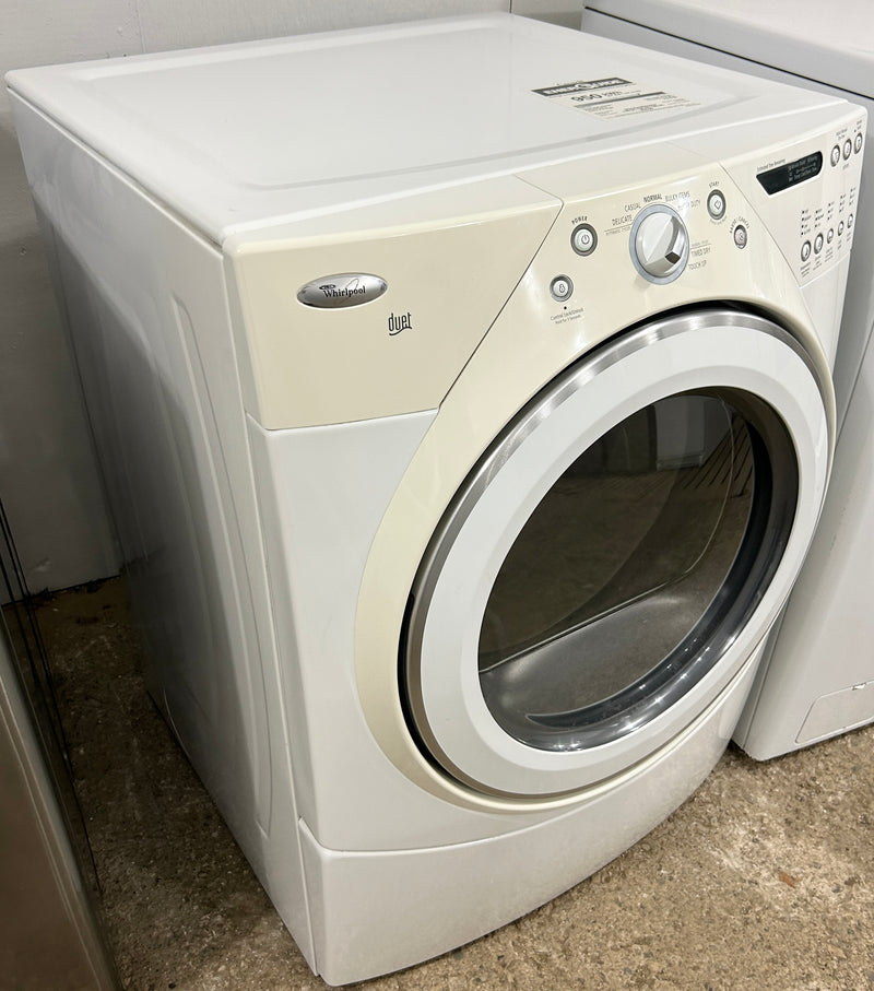 Whirlpool 27" Wide White Stackable Dryer, Free 60 Day Warranty