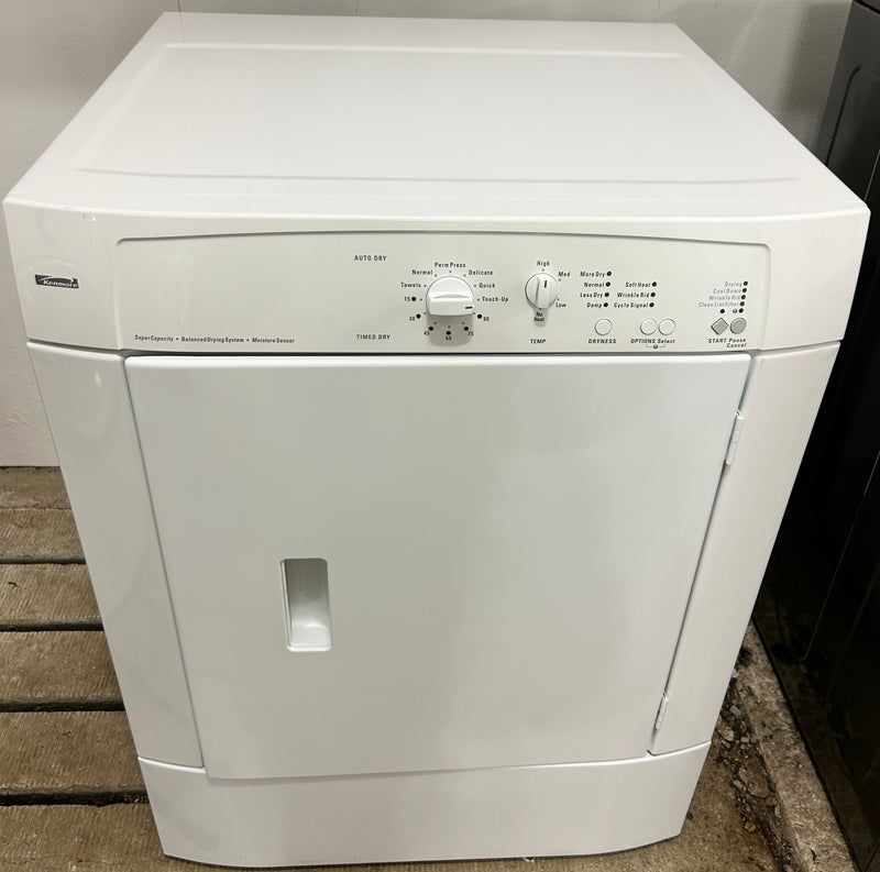 Frigidaire 27" Wide White Stackable Dryer, Free 60 Day Warranty