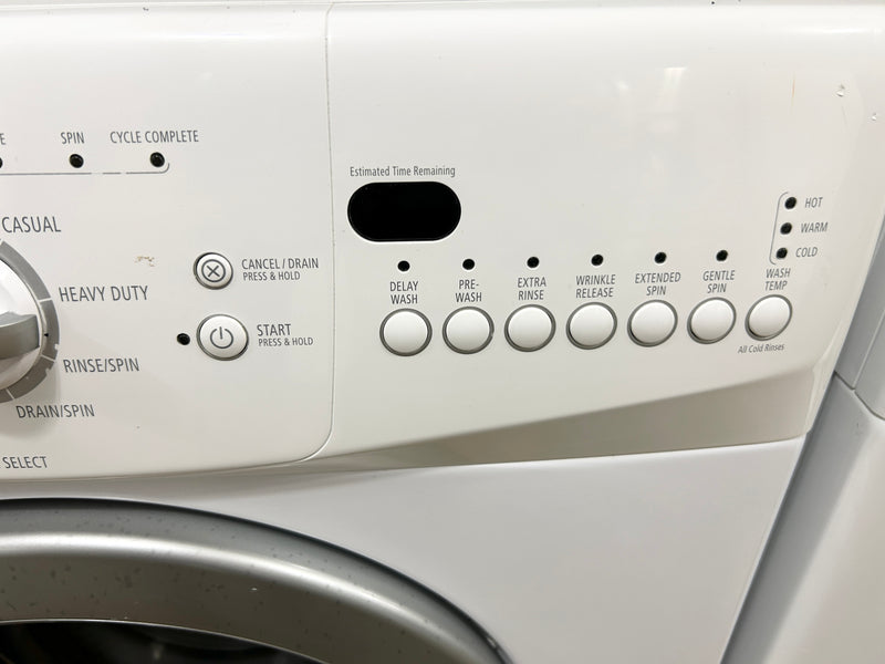 Whirlpool 24" Wide White Apartment Size Front Load Washer, Free 60 Day Warranty