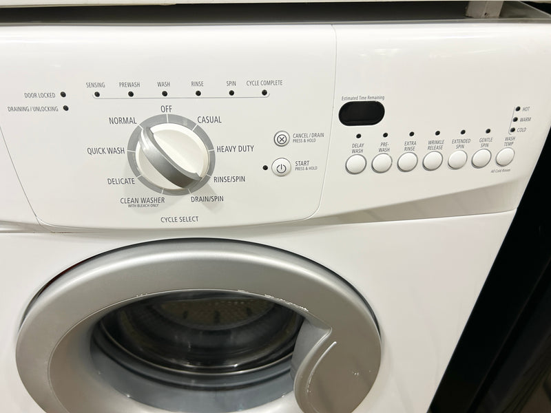 Whirlpool 24" Wide Apartment Size Stackable Front Load Washer and Dryer Set, Free 60 Day Warranty
