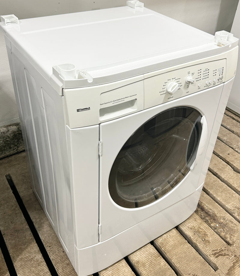 Kenmore 27" Wide White Front Load Washer with Free Stacking Kit, Free 60 Day Warranty