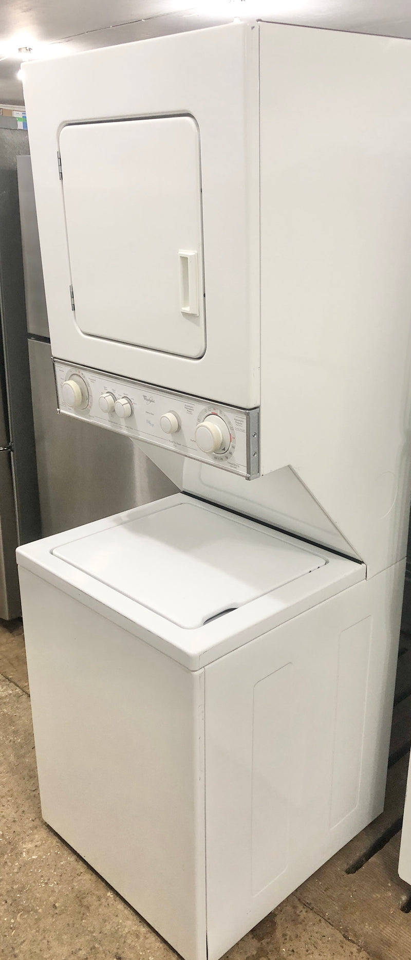 Whirlpool 24" Wide Apartment Size White (Laundry Centre), Stacker, Washer and Dryer, Free 60 Day Warranty