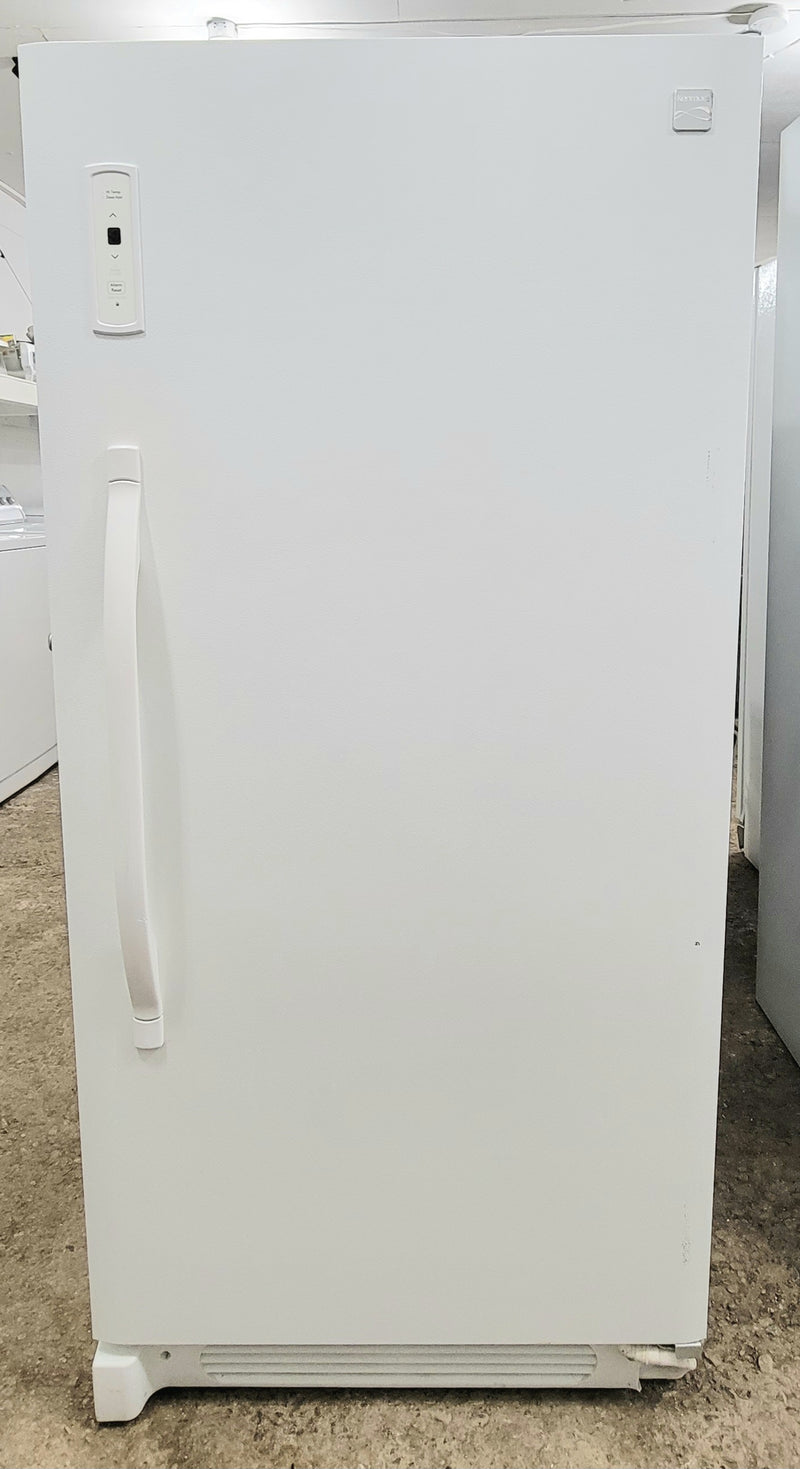 Kenmore 28" Wide White Upright All Freezer, Free 60 Day Warranty