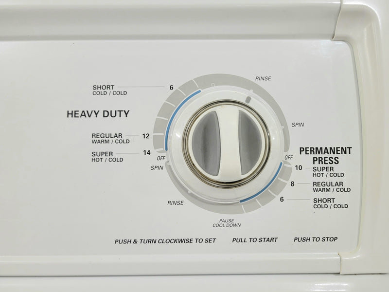 Kenmore 27" Wide Top Load Matching White Washer and Dryer Set, Free 60 Day Warranty