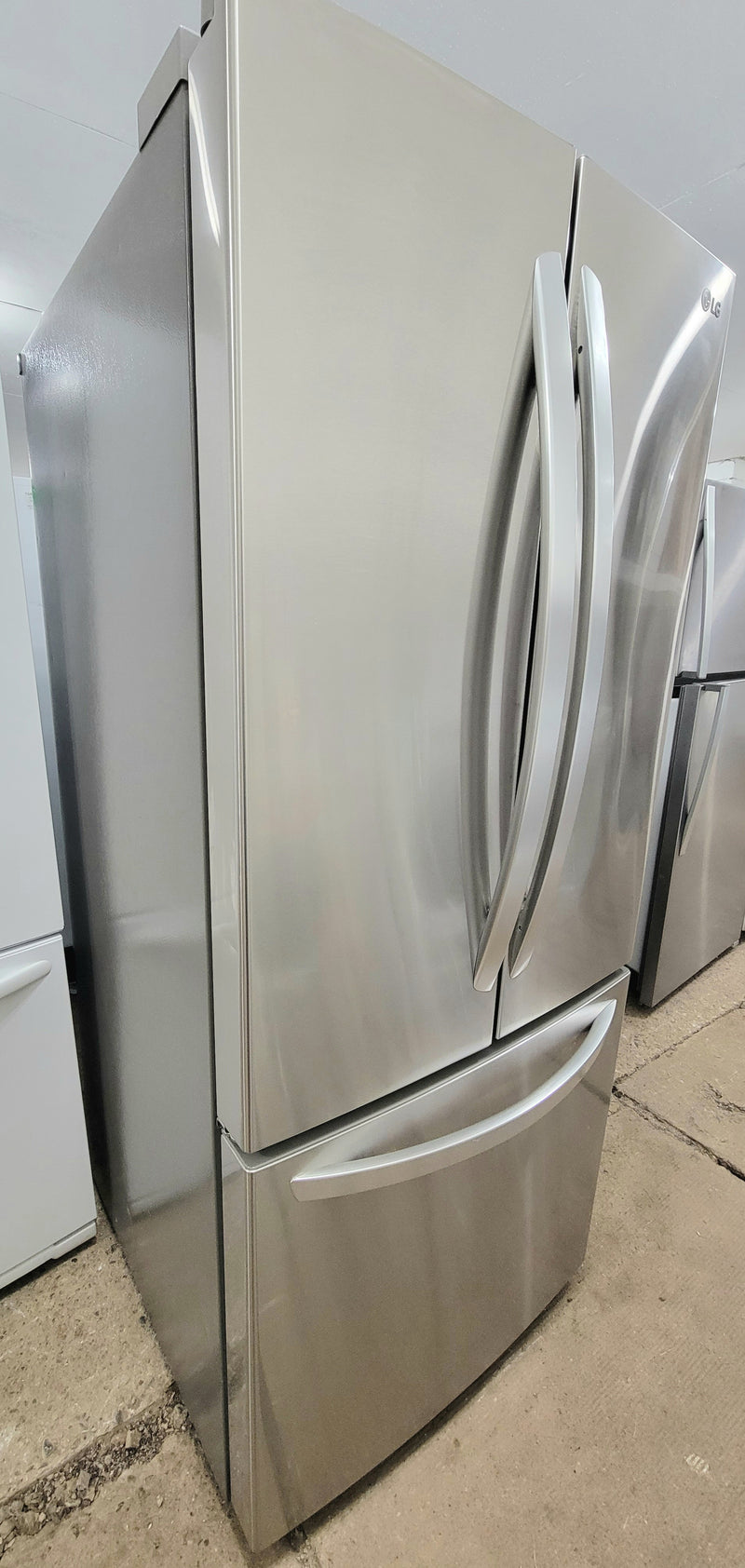 LG 30" Wide Stainless Steal French Door Fridge with Ice Maker, Free 60 Day Warranty