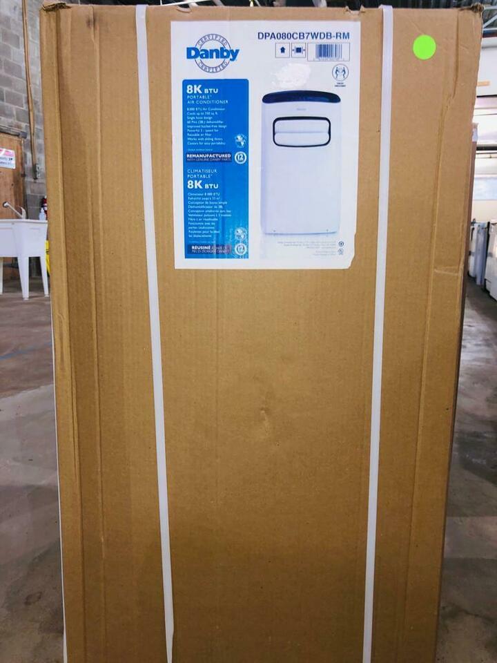 Danby 8000 BTU White Portable Air Conditioner (New-Refurbished by Danby)