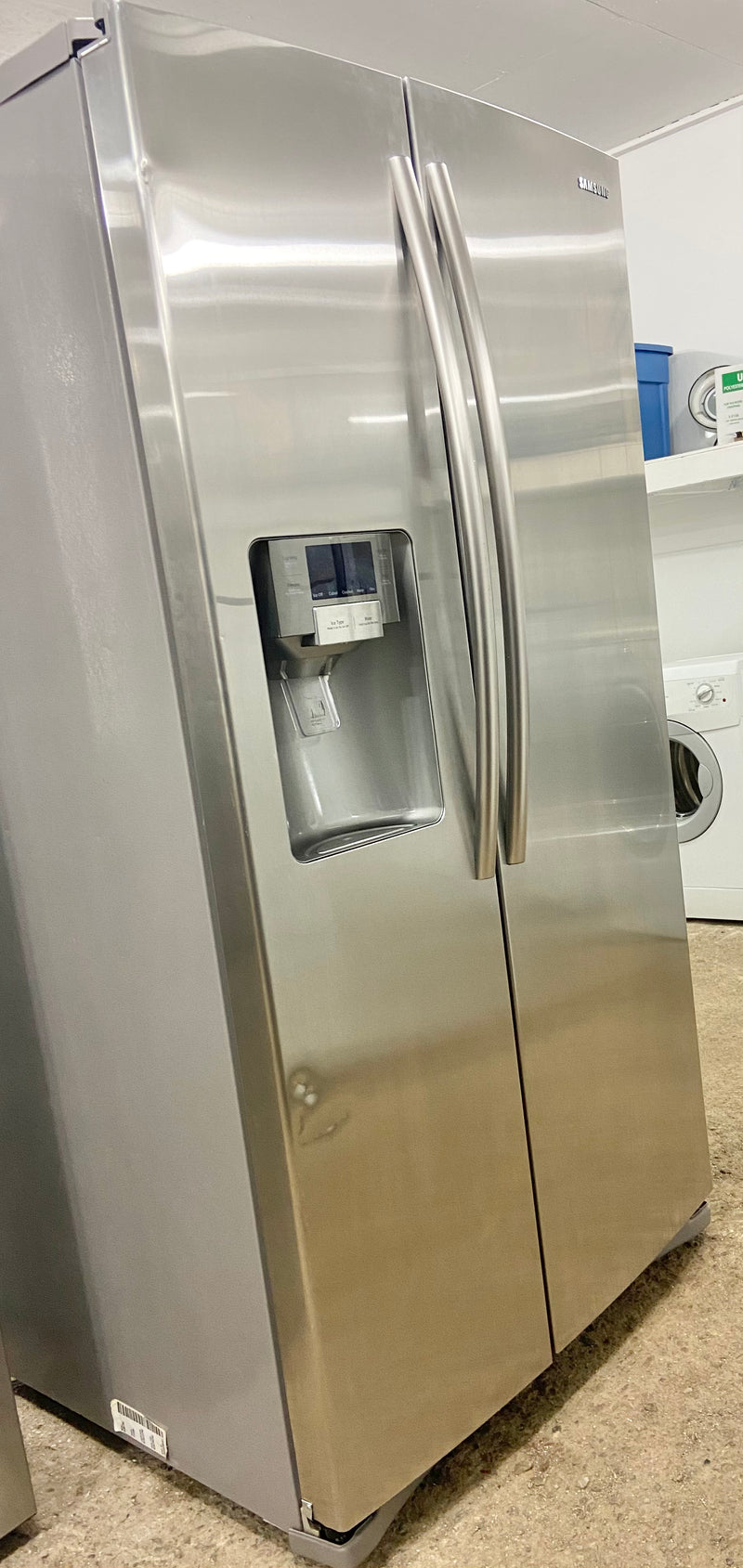 Samsung 36'' Wide Stainless Steel Side by Side Fridge with Water and Ice Maker, Free 60 Day Warranty