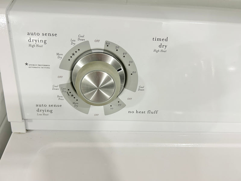 Whirlpool 27" Wide Top Load Matching White Washer and Dryer Set, Free 60 Day Warranty
