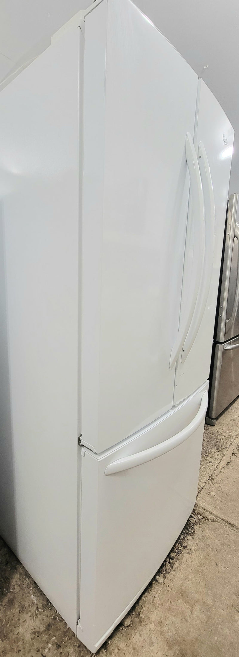 Whirlpool 30" Wide White French Door Fridge With Water And Ice, Free 60 Day Warranty