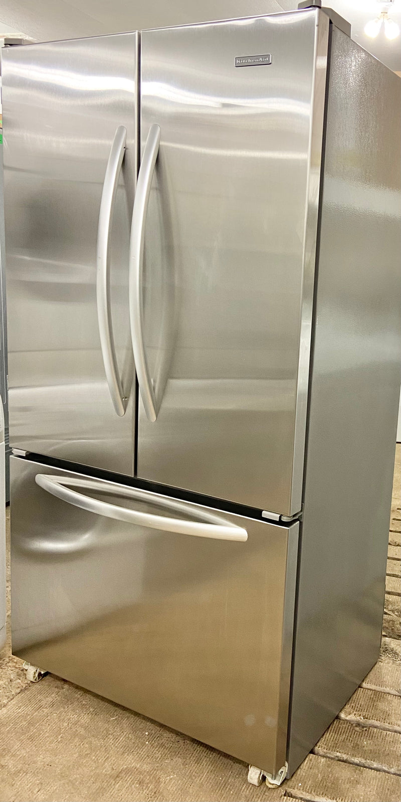 KitchenAid 36'' Wide Stainless Steel French Door Fridge with Water and Ice Maker, Free 60 Day Warranty