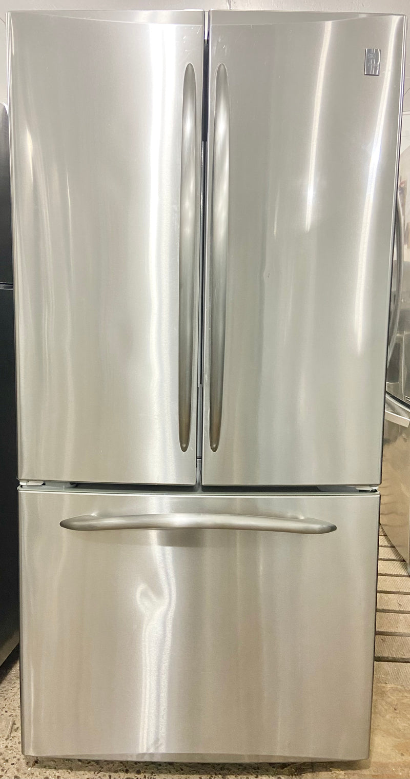 GE 33'' Wide Stainless Steel French Door Fridge with Water and Ice Maker, Free 60 Day Warranty