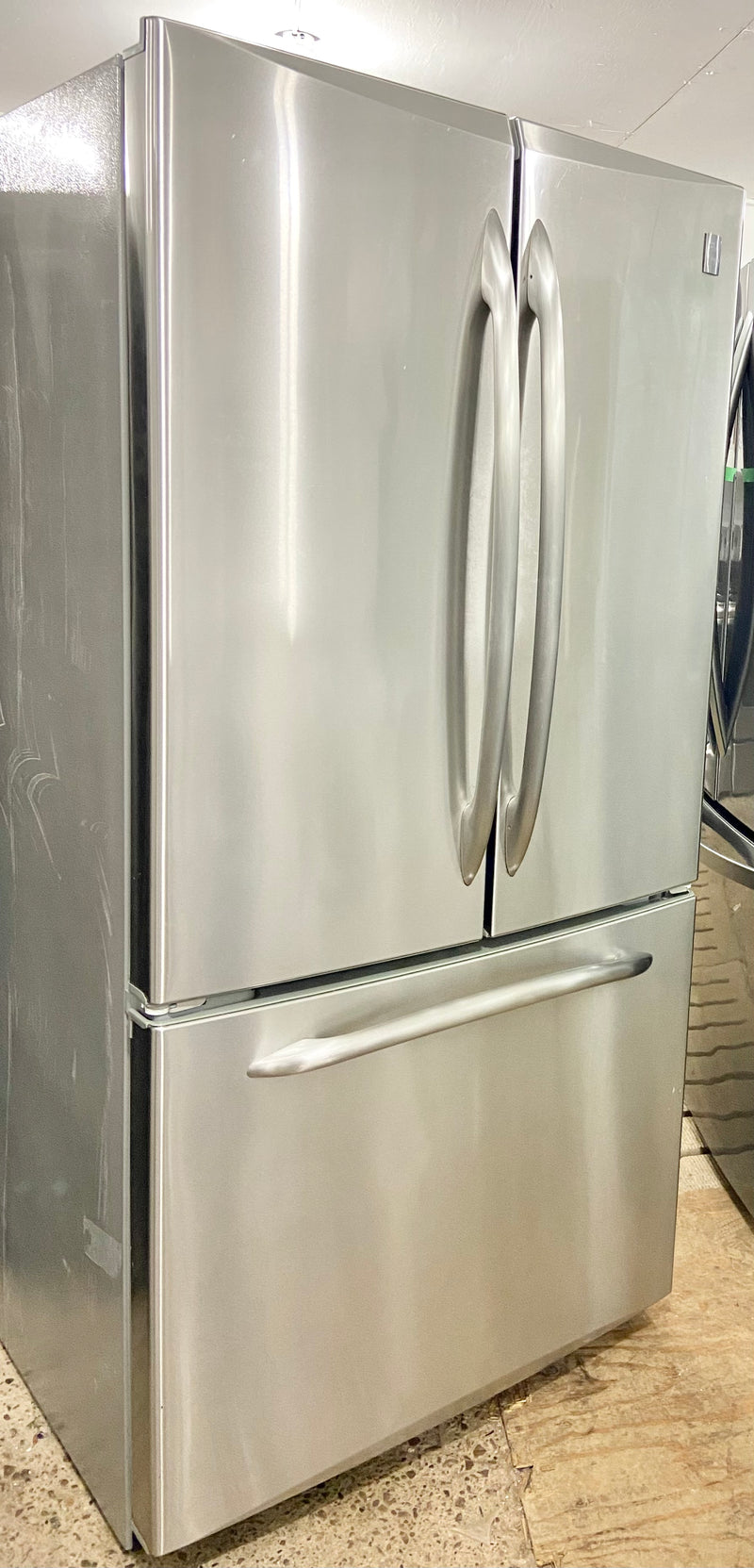 GE 33'' Wide Stainless Steel French Door Fridge with Water and Ice Maker, Free 60 Day Warranty